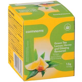 Saquetas de Chá Verde - Limão, Mel e Ginseng 10 saquetas 