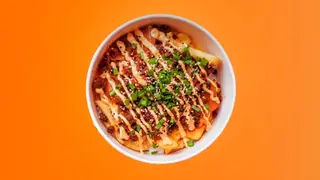 Frytki z wołowiną bulgogi