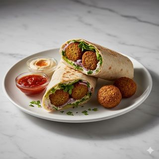 10. Menú Durum Falafel