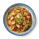 82. Chicken Yakiudon