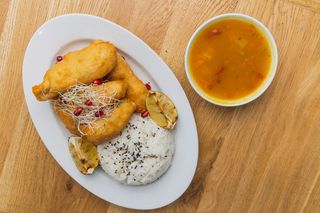 Ryba w cieście w sosie słodko - kwaśnym