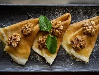 Блины с грецким орехом