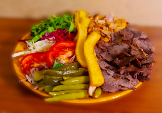 Doner de vita la farfurie