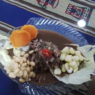 Ceviche de conchas negras