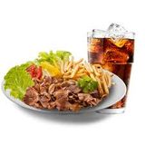 Menú Plato De Solo Patatas Con Carne