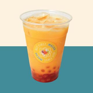 Yellow bubble tea