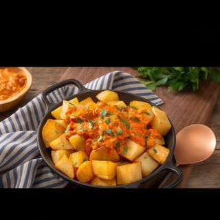 15. Ración De Patatas Bravas