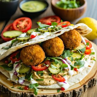 Kanapka falafel super