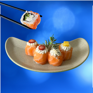 . Gunkan Salmão Philadelphia -8 unidade