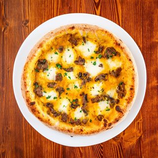 Pizza Funghi e zucca