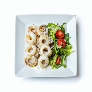 Plato De Calamar Troceado Enharinado