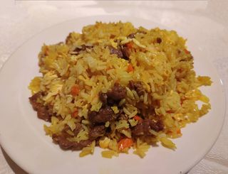 Arroz Con Curry Y Ternera