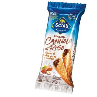 Cannolo di riso e crema nocciole 