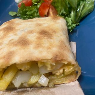 Taco De Gambas Y Calamar