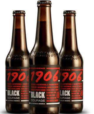 Cerveza  Estrella Galicia 1906 negra (330 ml.)