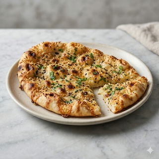 Naan de coco + queso