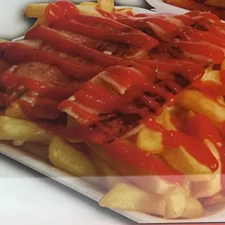 Plato De Papas Pizza