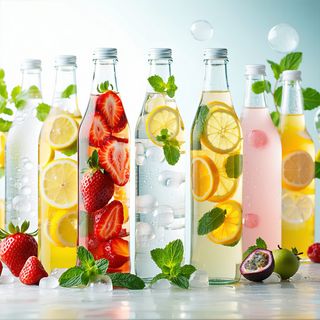 Águas com Gás de Sabor