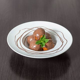 Papanasi cu ciocolata