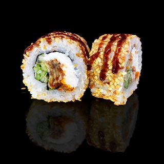 Рол Філадельфія в кунжуті з вугрем (220г)