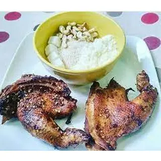 Garry with Chicken