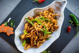 Pollo Crujiente Con Chile