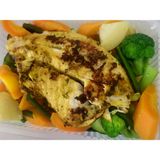 Steamed veg with grilled tilapia