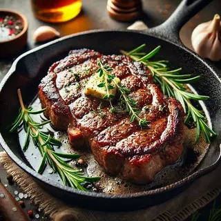 Pan-Fried Beef