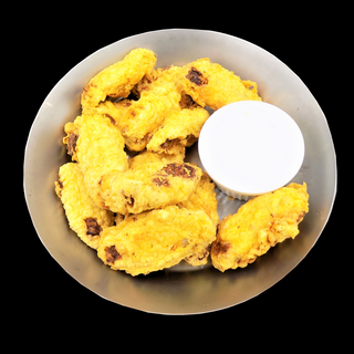 Aripioare de pui pane cu sos de usturoi