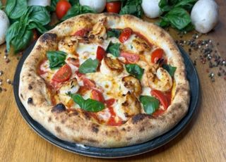 Pizza con Gamberi 32 cm