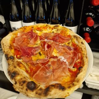 Funghi e prosciutto
