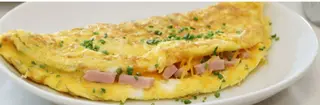 Omlet sa sirom, šunkom, sirom i šunkom
