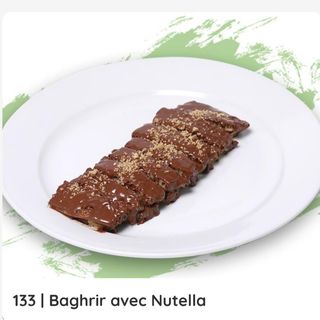 Baghrir avec Nutella