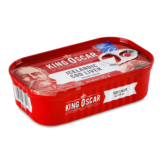 Печінка тріски King Oscar консервована стерилізована (121г)