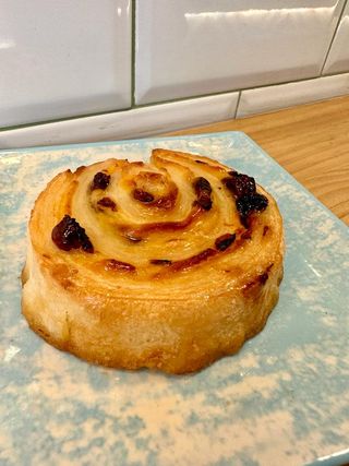 Caracola Crema y Pasas