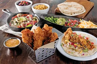 Crispy Chicken Fajitas