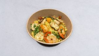 Pasta fresh z krewetkami