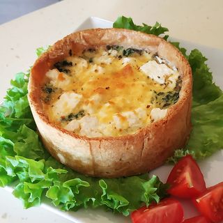 Кіш пиріг зі шпинатом (200+/-25г)