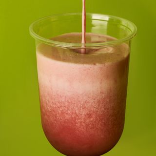 Frullato fragola, banana, mela