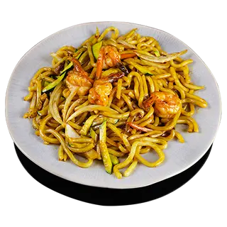 43. Tallarines Salteados Con Gambas