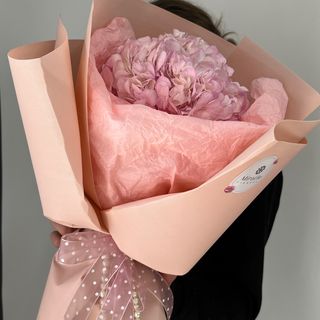 Букет "Рожева гортензія"