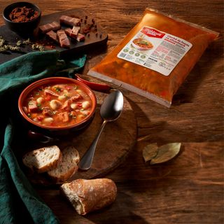 Ciorba de fasole cu afumatura 4 portii