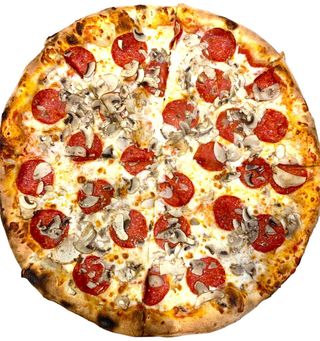 Pizza Salami e Funghi