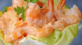 Langostinos En Salsa Rosa