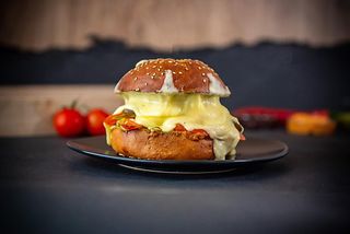 Mozzarella burger