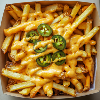  Frites Cheddar Jalapeños