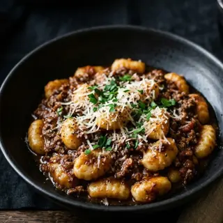 Gnocchis Bolognaise