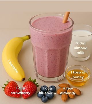 Almond Berries Shake