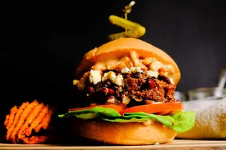 Vege burger BBQ