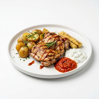Пилешка пържола бут 450г